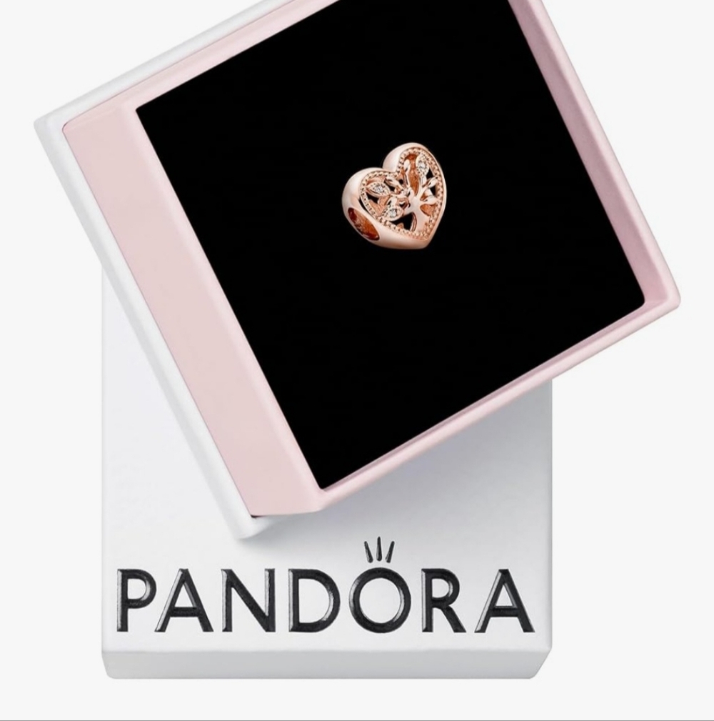 PANDORA Openwork Family Tree Heart Charm.